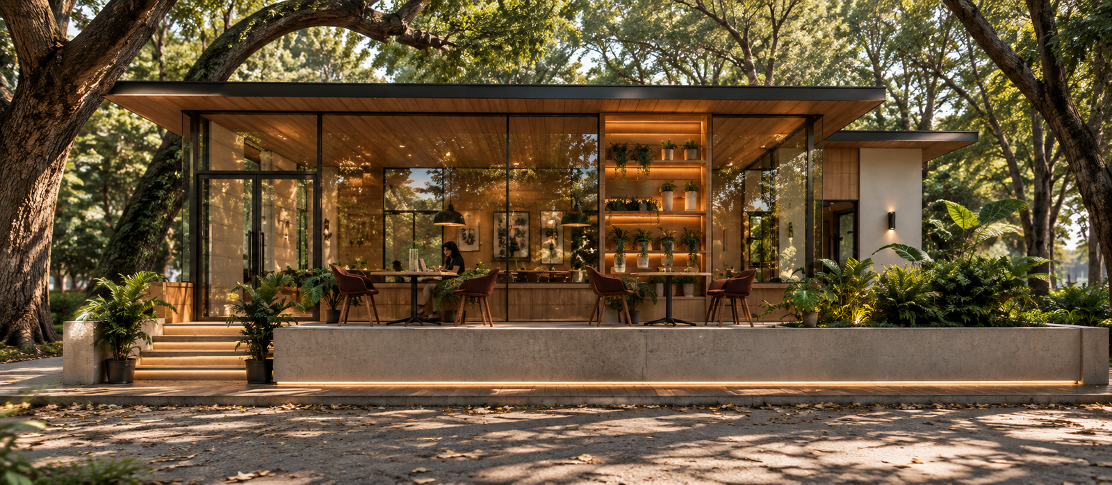 Cafe interior design
