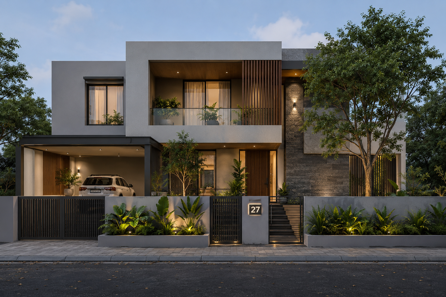 Modern contemporary villa