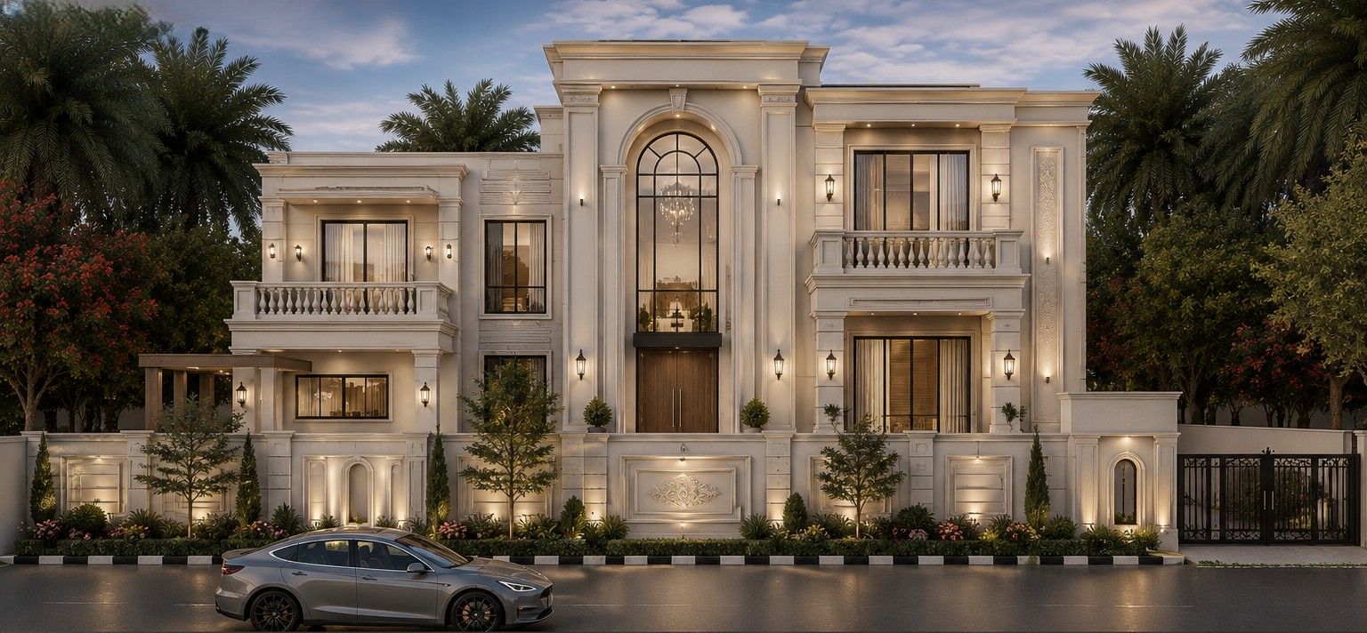 Luxury villa exterior